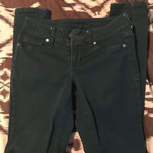 Hunter green jeans